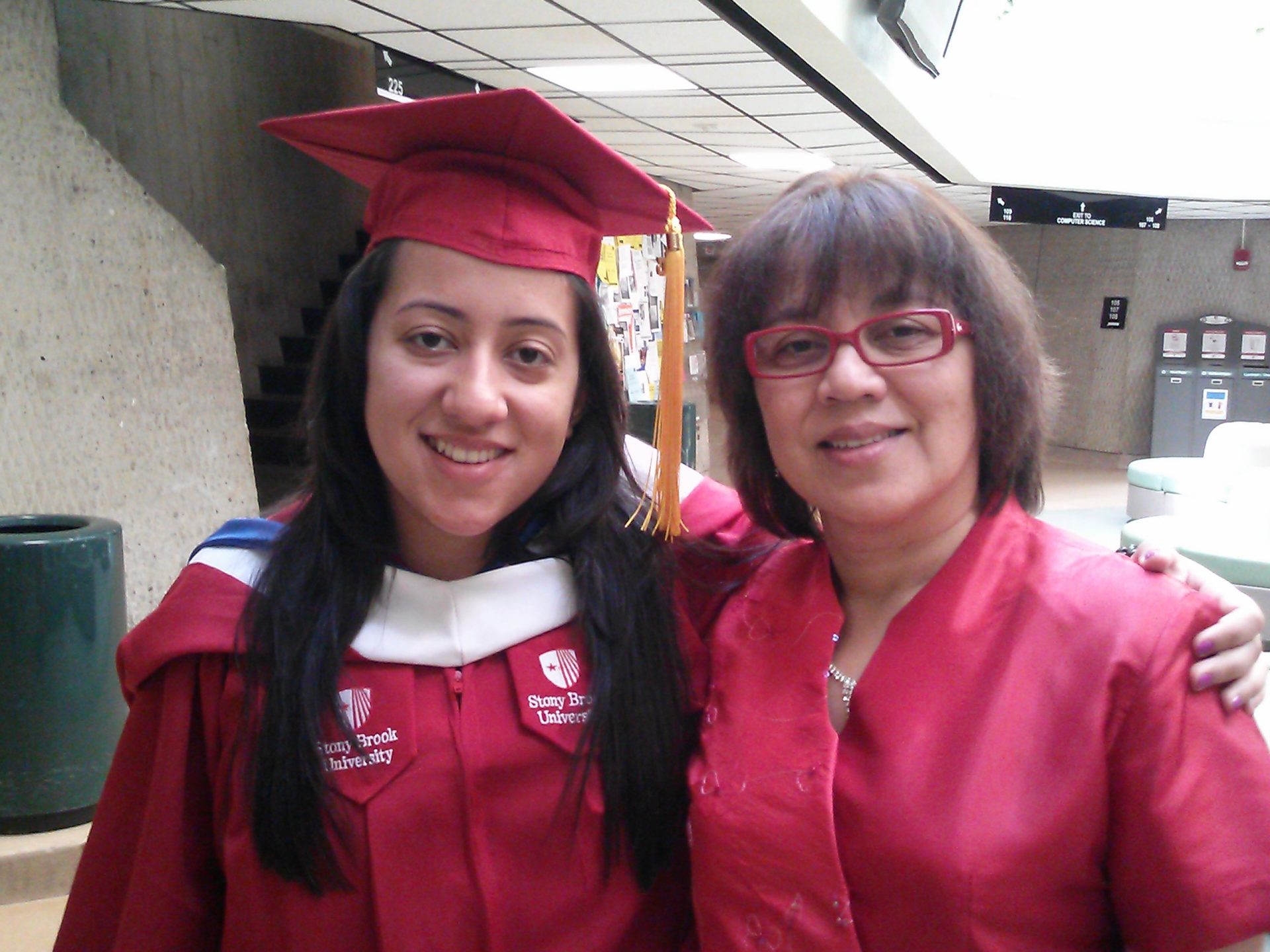 Czareena Dotchev MA '13 at her commencement.