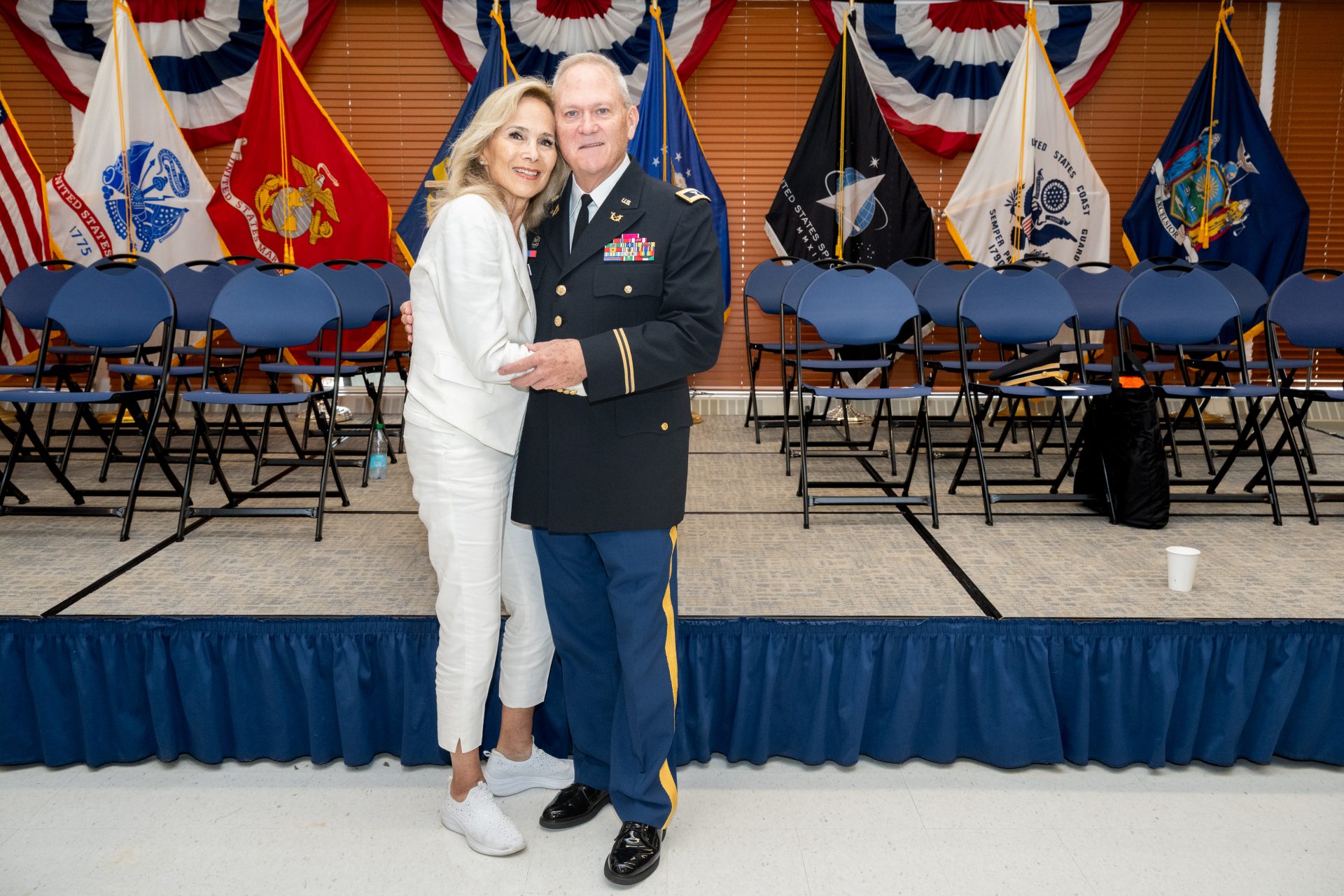 Col. E. David Woycik Jr. and his wife Carolyn Sanchez Woycik