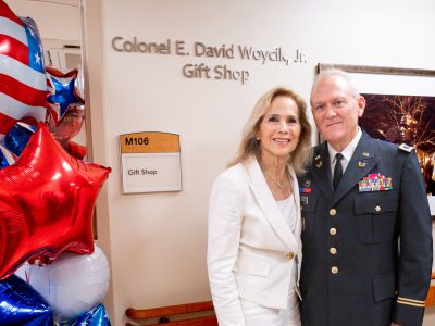 Col. E. David Woycik Jr. (Ret.), Esq. and his wife Carolyn Sanchez Woycik